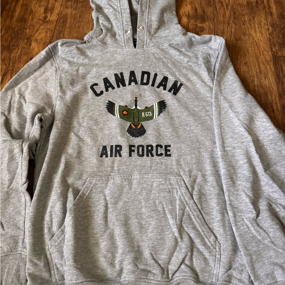 Gray Canadian Air Force Hoodie Kopke613